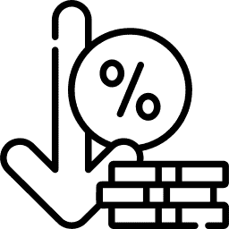 Hand holding mobile phone with notifications